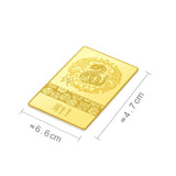 CHOW SANG SANG 999.9 24K Solid Gold Chinese Gifting Collection New Year Zodiac Snake Ingot for Women and Men 95050D Price-by-Weight Approx. 19.98 Grams Gold
