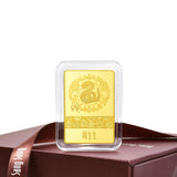 CHOW SANG SANG 999.9 24K Solid Gold Chinese Gifting Collection New Year Zodiac Snake Ingot for Women and Men 95050D Price-by-Weight Approx. 19.98 Grams Gold