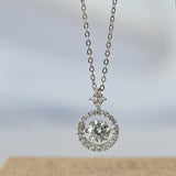 Simulated Diamond Necklace For Women