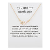 9 Styles Fashion Wish Card Necklace For Women