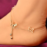 New Butterfly Pendant Anklets Foot Chain