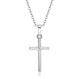 Fashion Female Cross Pendants dropshipping Gold Black Color Crystal Jesus Cross Pendant Necklace Jewelry For Men/Women Wholesale