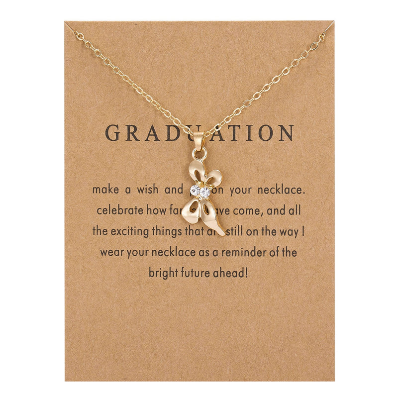 9 Styles Fashion Wish Card Necklace For Women