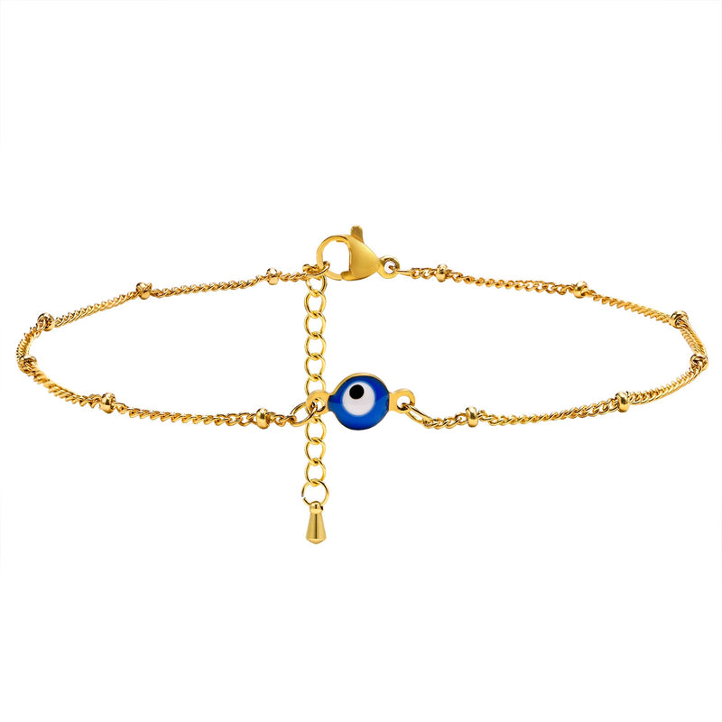 Danity Blue Evil Eyes Anklet