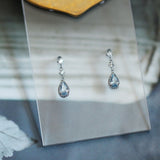 Simple Shiny Zircon Earrings