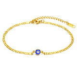 Danity Blue Evil Eyes Anklet