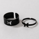 Star Moon Heart Open Rings For Women