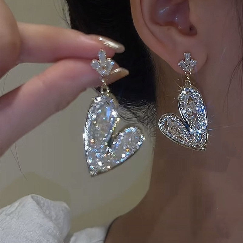 New Crystal Drop Earrings