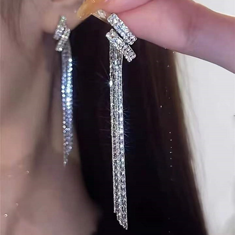 New Crystal Drop Earrings