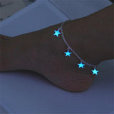 Vintage Luminous Beach Anklet For Women