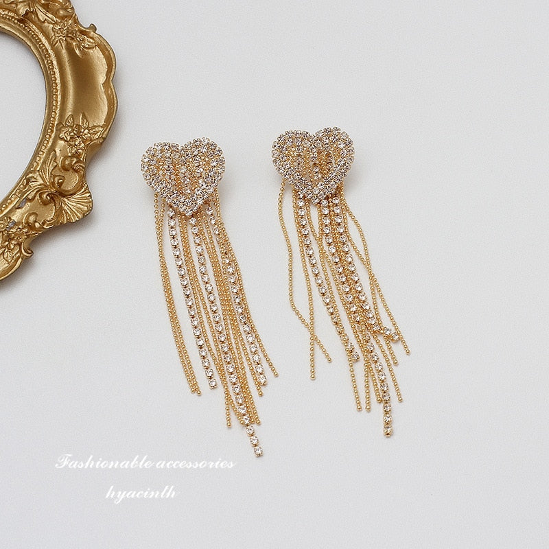 New Crystal Drop Earrings