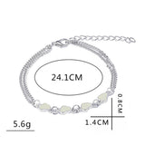 Vintage Luminous Beach Anklet For Women