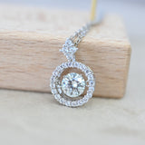 Simulated Diamond Necklace For Women