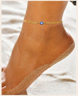 Danity Blue Evil Eyes Anklet