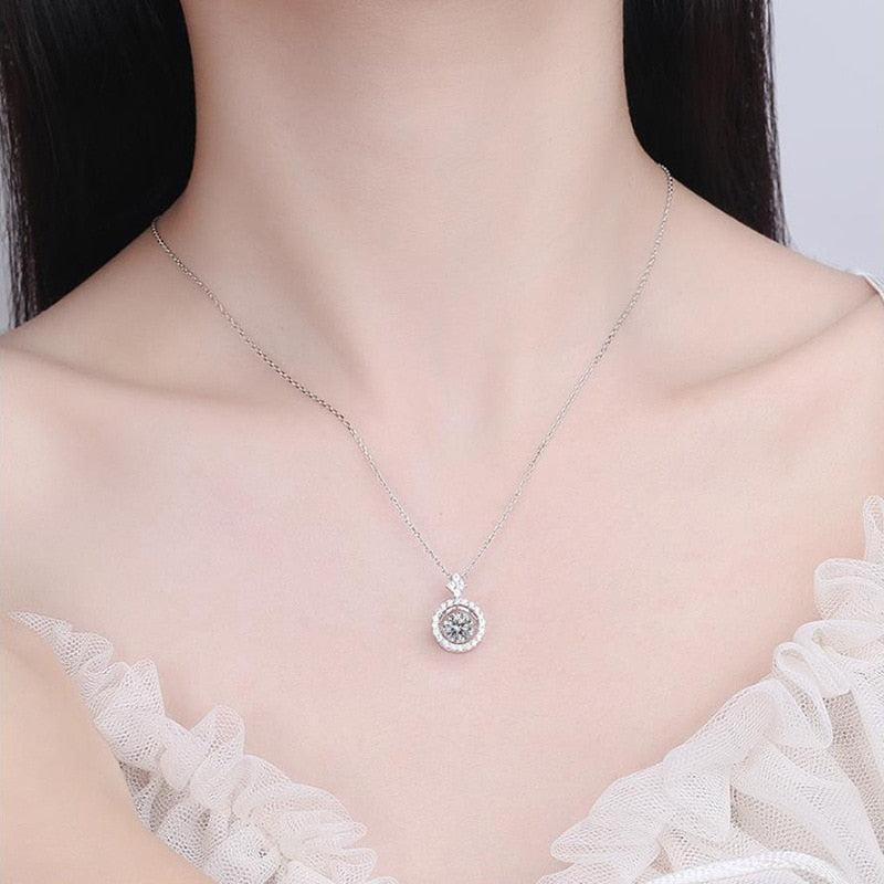 Simulated Diamond Necklace For Women