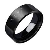 Map Stainless Steel Rings for Women