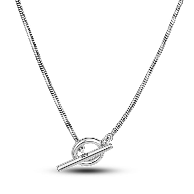 Hot Selling Original 925 Sterling Silver Necklace Fit Original Charm Fashion Infinity Knot  50CM For Women Jewelry Gift