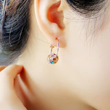 Zircon Shiny Pendant Earrings