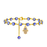 Danity Blue Evil Eyes Anklet